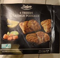 4 tresses saumon poireaux