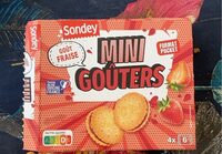 Mini goûters goût fraise