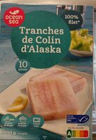 Tranches de colin d Alaska