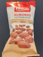 Almonds roasted and slated