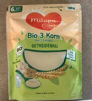 MILUPA Getreidebrei Bio 3 Korn, ab dem 6. Monat