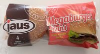 Megaburger Buns with sesame seeds