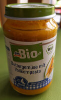 Buttergemüse mit Vollkornpasta