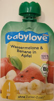 Quetschi Wassermelone & Banane in Apfel