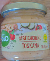 Bio vegane Streichcreme mit Paprika und Tomaten