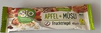 Fruchtriegel Apfel + Müsli