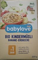 Bio Kindermüsli Banane-Erdbeere