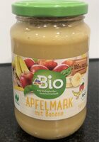 Apfelmark mit banane