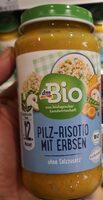 Pilz Risotto mit Erbsen