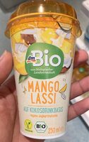 Mango lassi auf kokosdrinkbasis