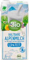 Haltbare Alpenmilch 1,5% Fett