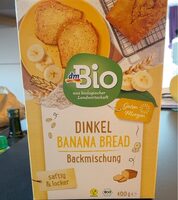 Dinkel Banana Bread Backmischung
