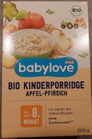 Bio Kinderporridge Apfel-Pfirsich