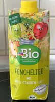 Fencheltee mit Apfel-Trauben-Saft