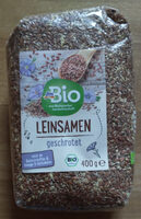 Leinsamen geschrotet