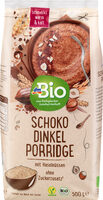 Bio Schoko Dinkel Porridge mit Haselnüssen
