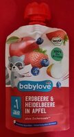 Erdbeere Heidelbeere in Apfel