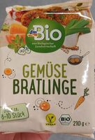 .Gemüse Bratlinge von dm-Bio
