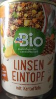 Linseneintopf mit Kartoffeln