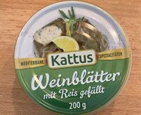 Weinblätter mit Reis gefüllt