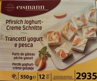 Pfirsich - Joghurt-Creme Schnitte