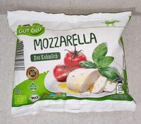 Bio-Mozarella aus Kuhmilch