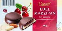 Edelmarzipantaler mit Kirsche