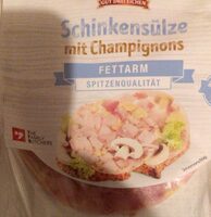 Schinkensülze mit Champignons in Aspik