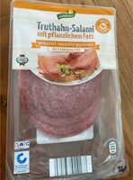 Trutthahn-Salami mit pflanzlichem Fett