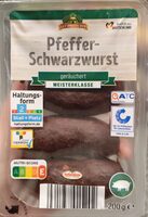 Pfeffer-Schwarzwurst