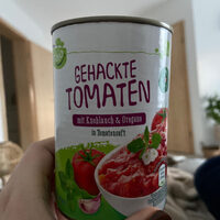 Gehackte Bio-Tomaten - Knoblauch & Oregano