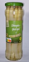 ALDI GEMÜSE KING’S CROWN Spargel  Weiß; geschält 2.29 370-ml-Glas kg = 11.17 ATG Abtropfgewicht (ATG) = 205 g
