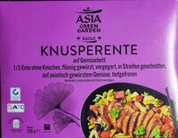 Knusperente auf Gemüsebett