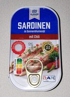 Sardinen in Sonnenblumenöl - Chili