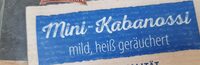 Mini kabanossi