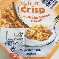 Joghurt-Crisp - Gesüßter Joghurt & Müsli