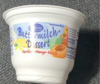 Buttermilchdessert - Aprikose-Mango-Vanille