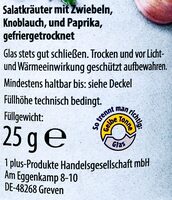 Gefriergetrocknete Salatkräuter