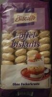 Löffelbiskuits ohne Zuckerkruste