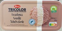 Eisschale Tricolor - Haselnuss Vanille Schokolade