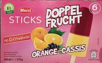 Doppelfrucht Sticks - Orange-Cassis