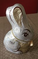 Lapin chocolat blanc Lindt