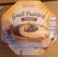 Grieß Pudding Pflaume