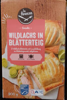 Wildlachs in Blätterteig