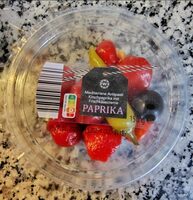 Mediterrane Antipasti - Kirschpaprika mit Frischkäsecreme Paprika