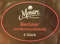 Berliner mit Mehrfruchtfüllung