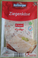 Ziegenkäse in Scheiben - Paprika-Kräuter