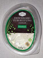 Frischkäsezubereitung - Schnittlauch