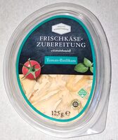 Frischkäsezubereitung offen - Tomate- Basilikum