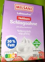 Laktosefreie H-Schlagsahne, 30 % Fett